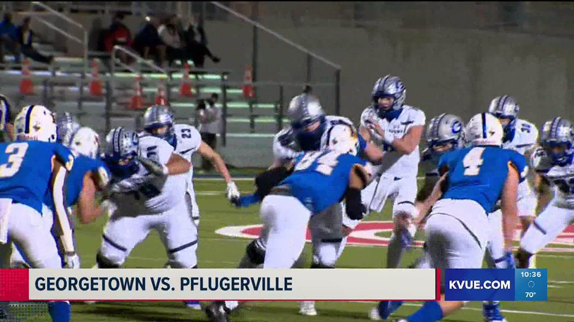 The Georgetown Eagles and Pflugerville Panthers matchup is KVUE's Game of the Week!