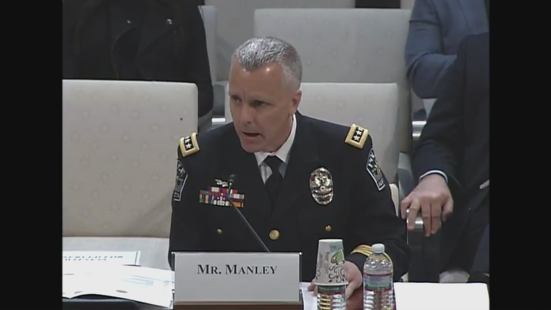 Several weeks after the Austin bomber died, Austin's police chief, Brian Manley, is giving his takeaways regarding the investigation to national officials.