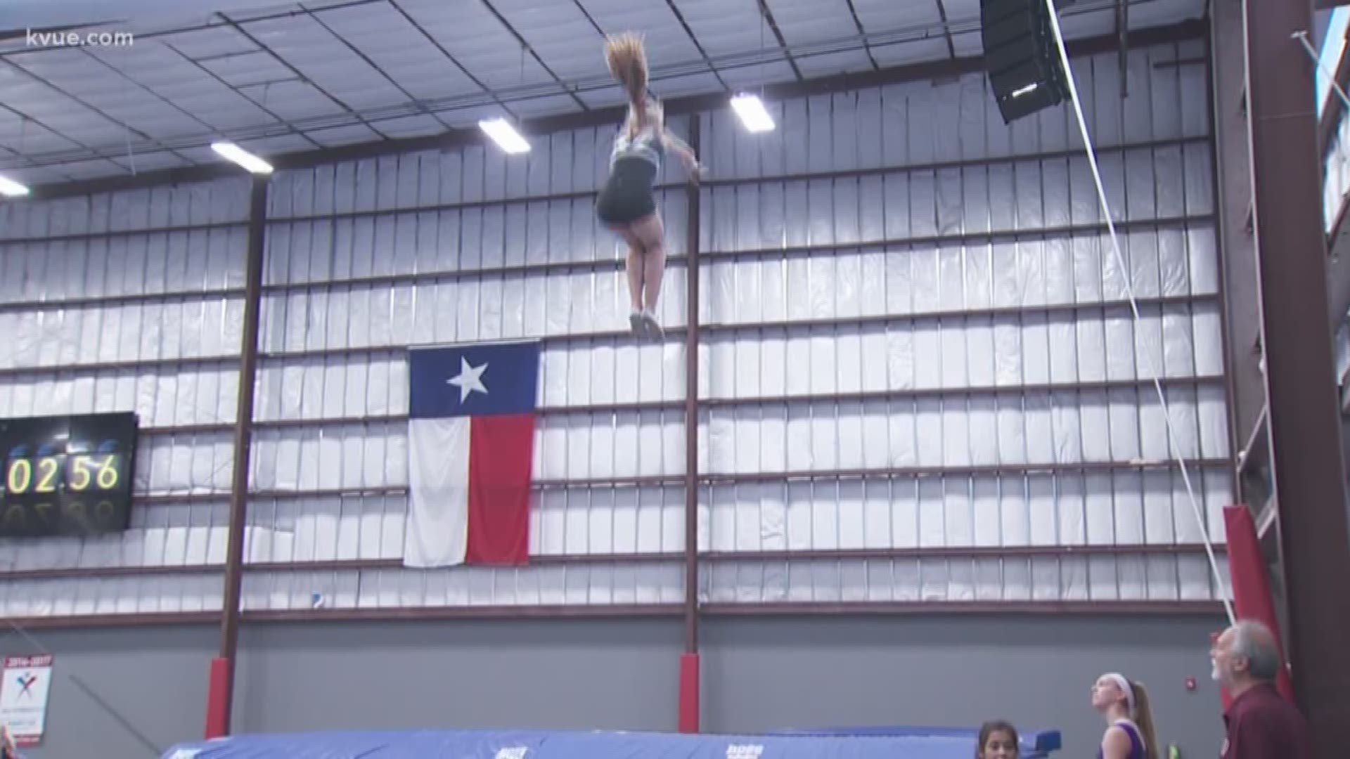 An Austin area teenager is gearing up for the regional and national championships in what's known as T&T gymnastics.