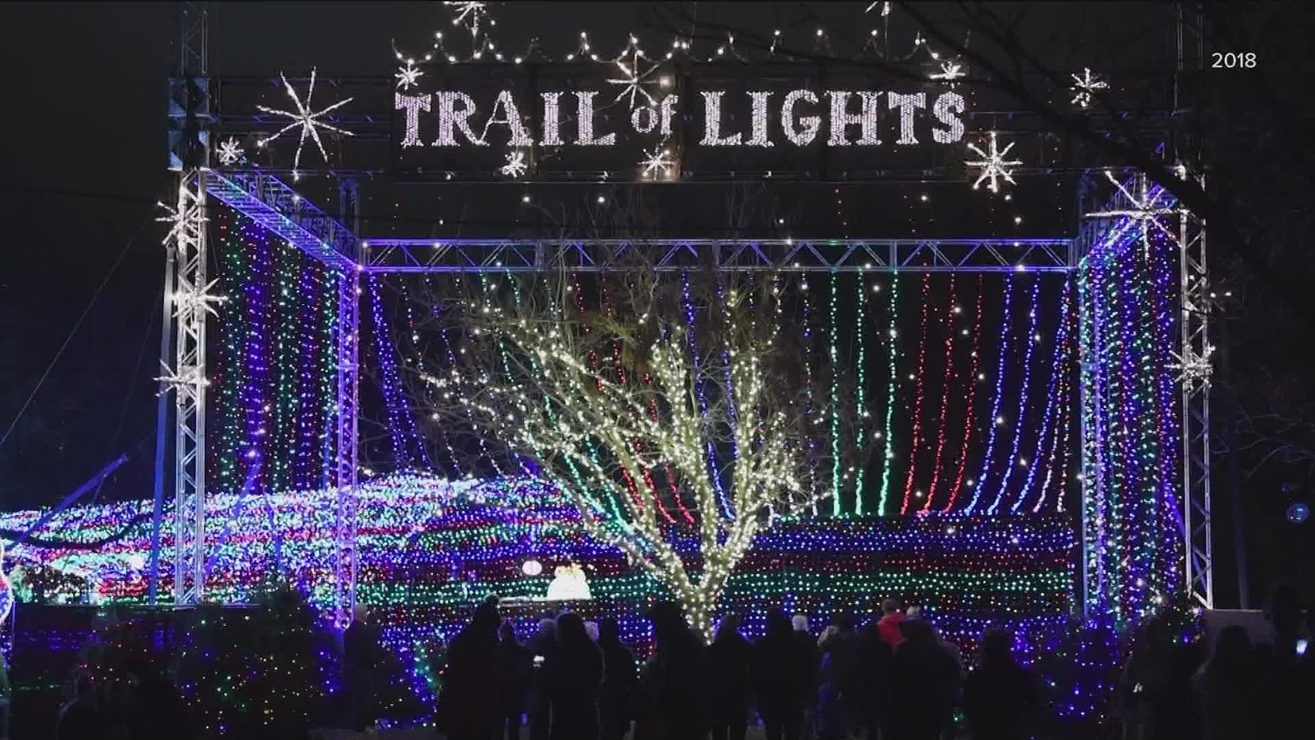 Tonight is the last night you'll be able to visit the Austin Trail of Lights.