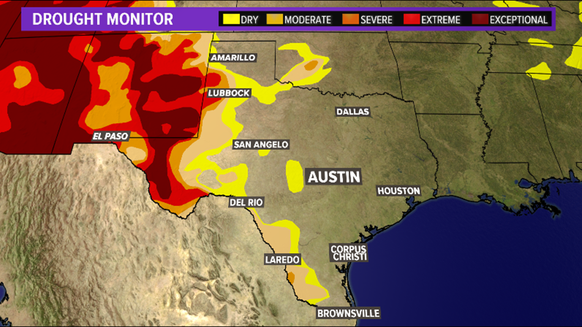 It's rained so much that Central Texas is no longer in a drought | kvue.com
