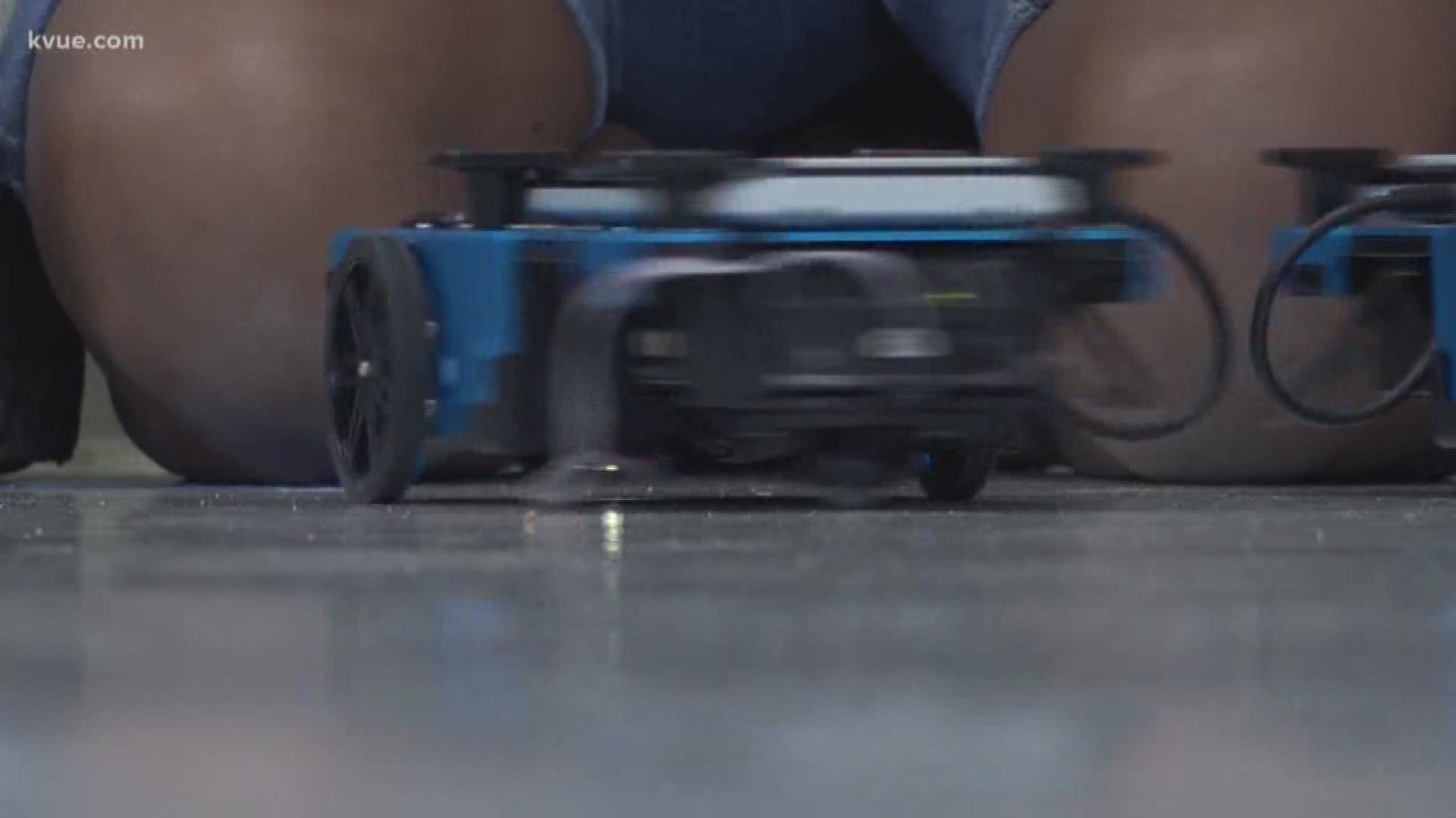 Some Austin middle school girls got a unique surprise Tuesday morning at their robotics summer camp.