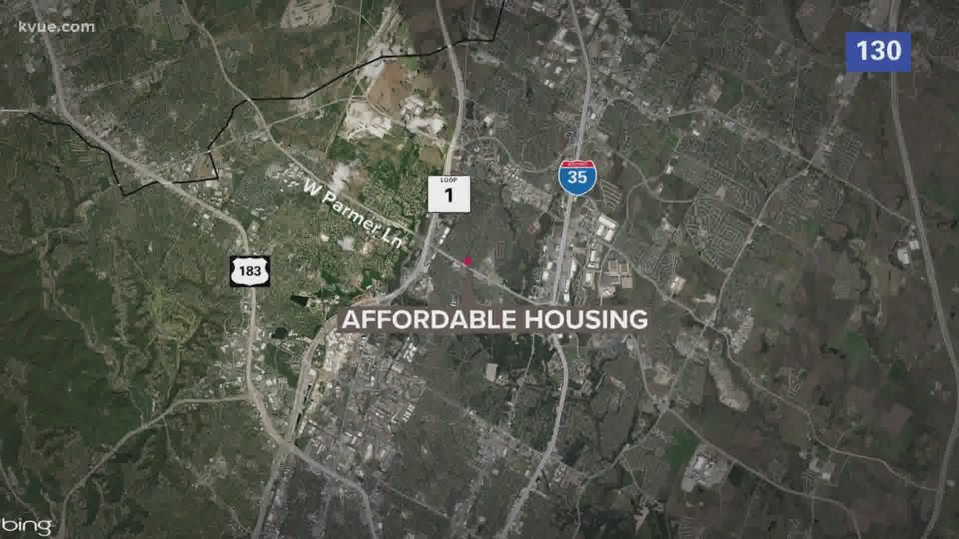 Construction started Wednesday on new affordable housing in North Austin. The development is located on Lamppost Lane, just north of Parmer Lane and east of MoPac.