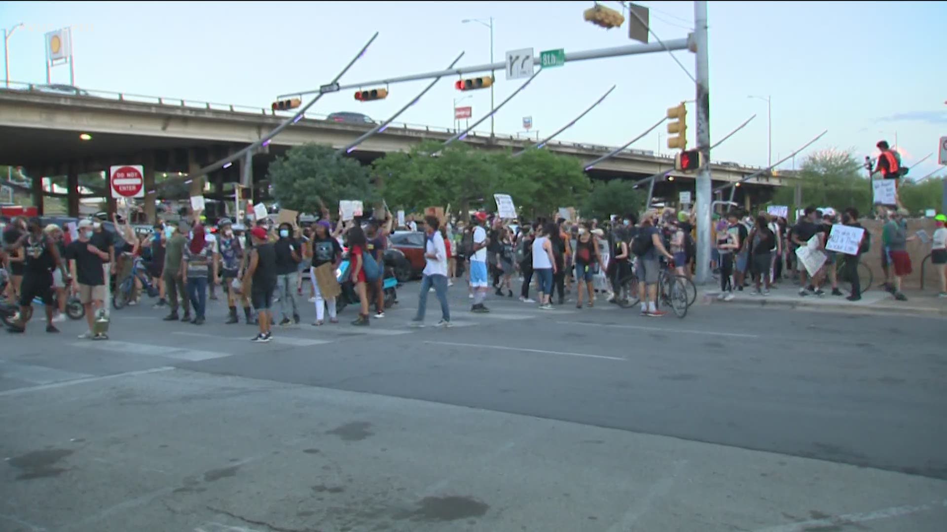 Protesters have been calling for the resignation of Austin Police Chief Brian Manley.