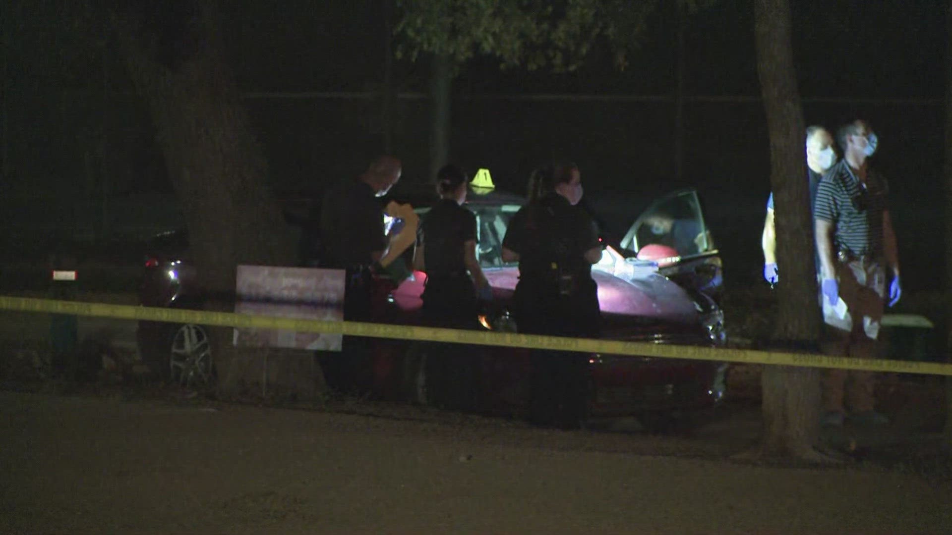 Police are investigating after a man was found dead inside a car in South Austin.
