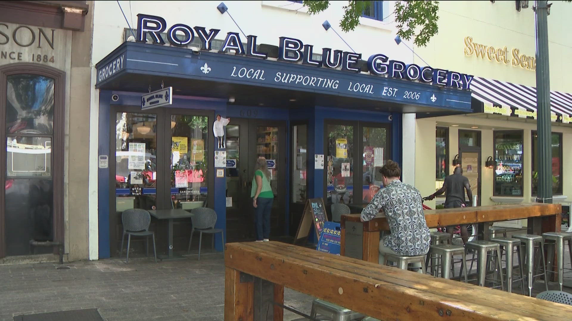 The owner of Royal Blue Grocery Store was attacked in front of his store. And he told KVUE this wasn't the first time he's dealt with trouble at his stores.