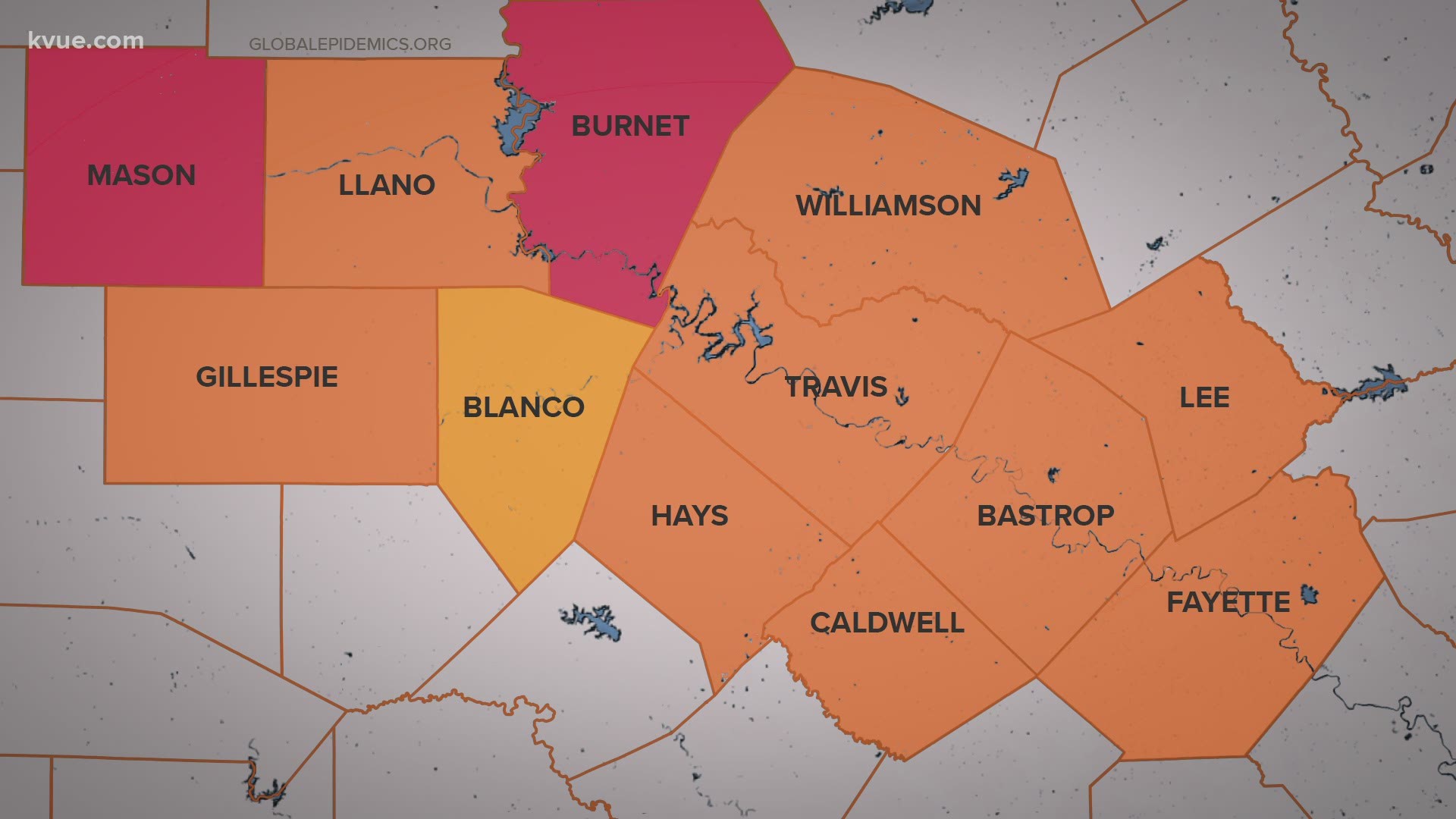 New data from a website created by the Brown University School of Public Health shows that many Texas counties are high-risk.