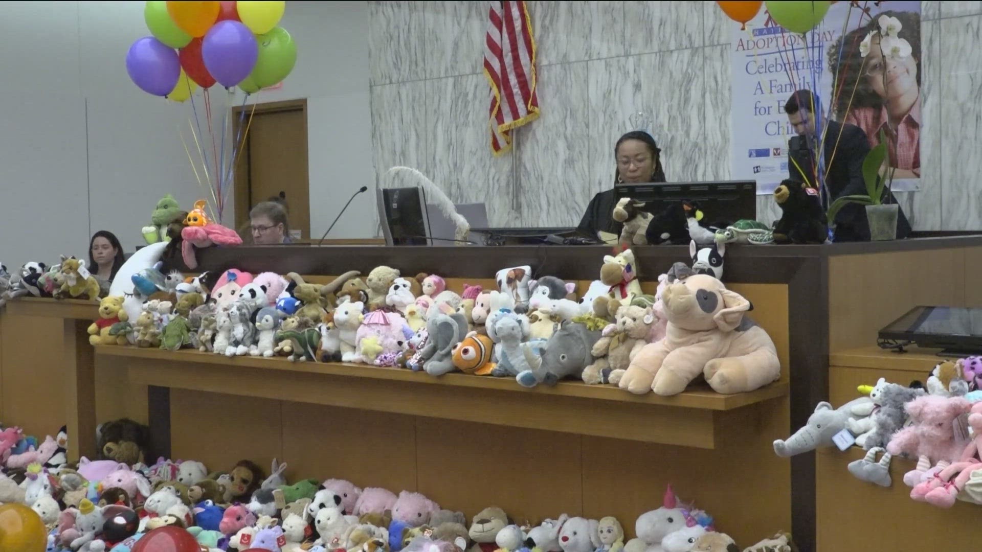 10 families made their adoptions final on Austin Adoption Day.