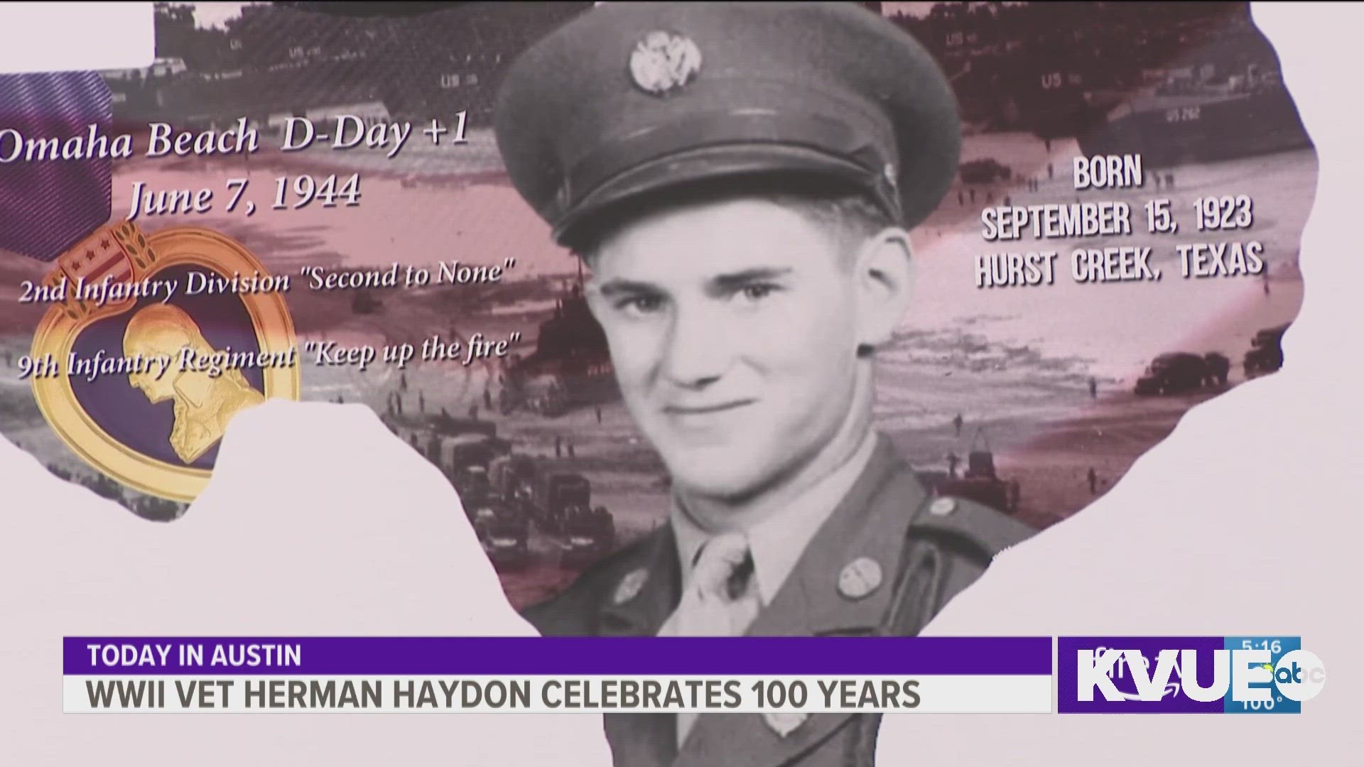 Herman Haydon grew up where Lake Travis is now in a log cabin, and joined the U.S. Army after Pearl Harbor.