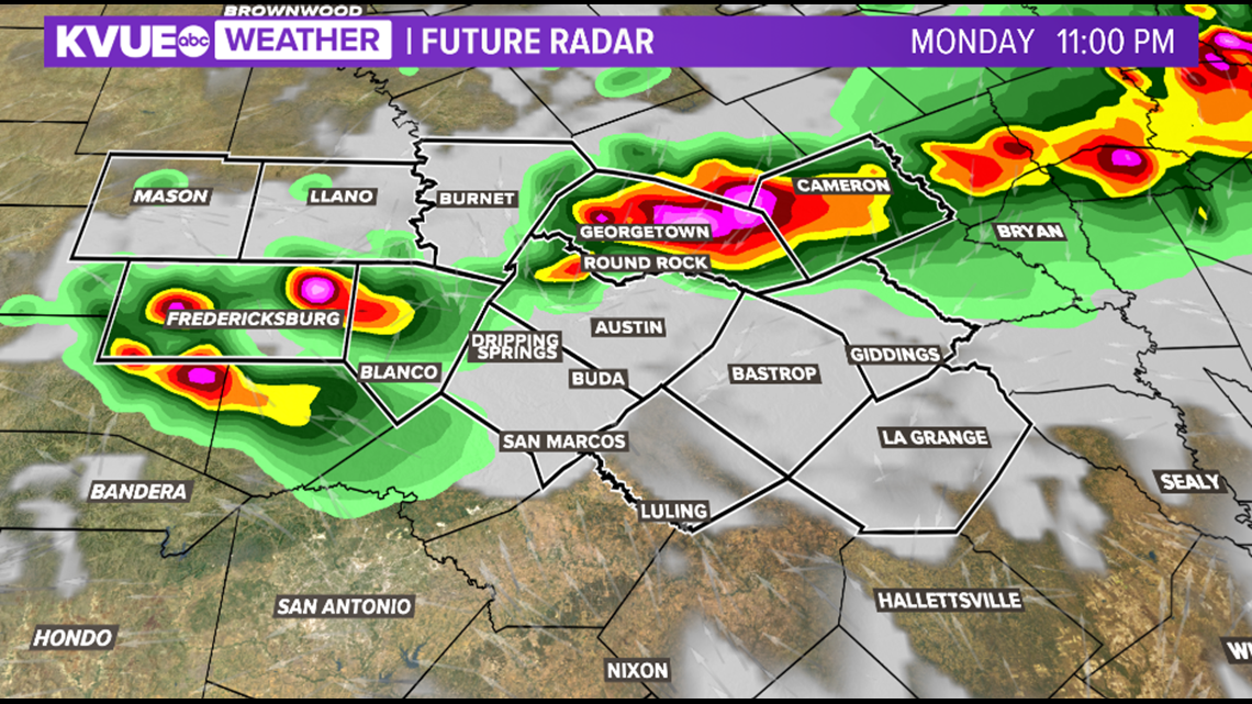 Cold Front Brings Storms Late Monday Night And Brief Cooldown Tuesday