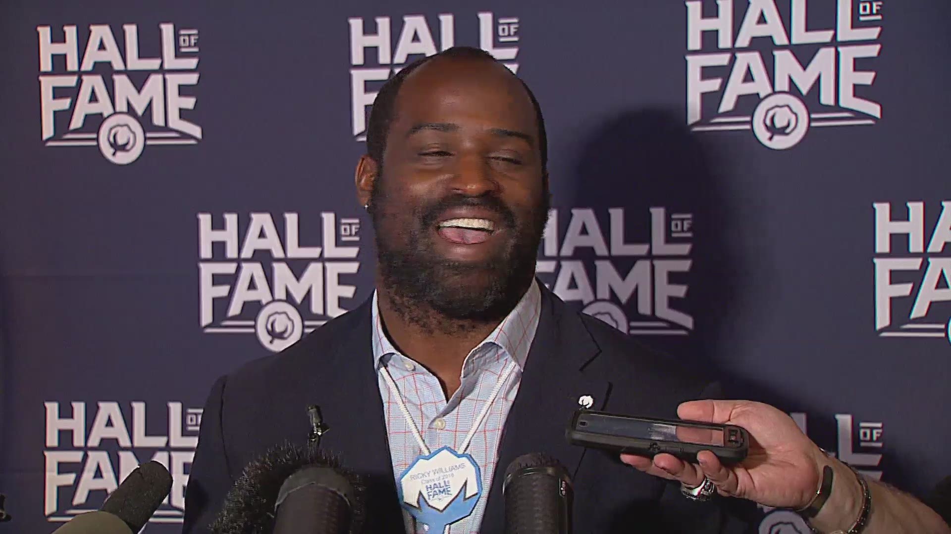 Ricky Williams was inducted into the Cotton Bowl Hall of Fame on Tuesday.