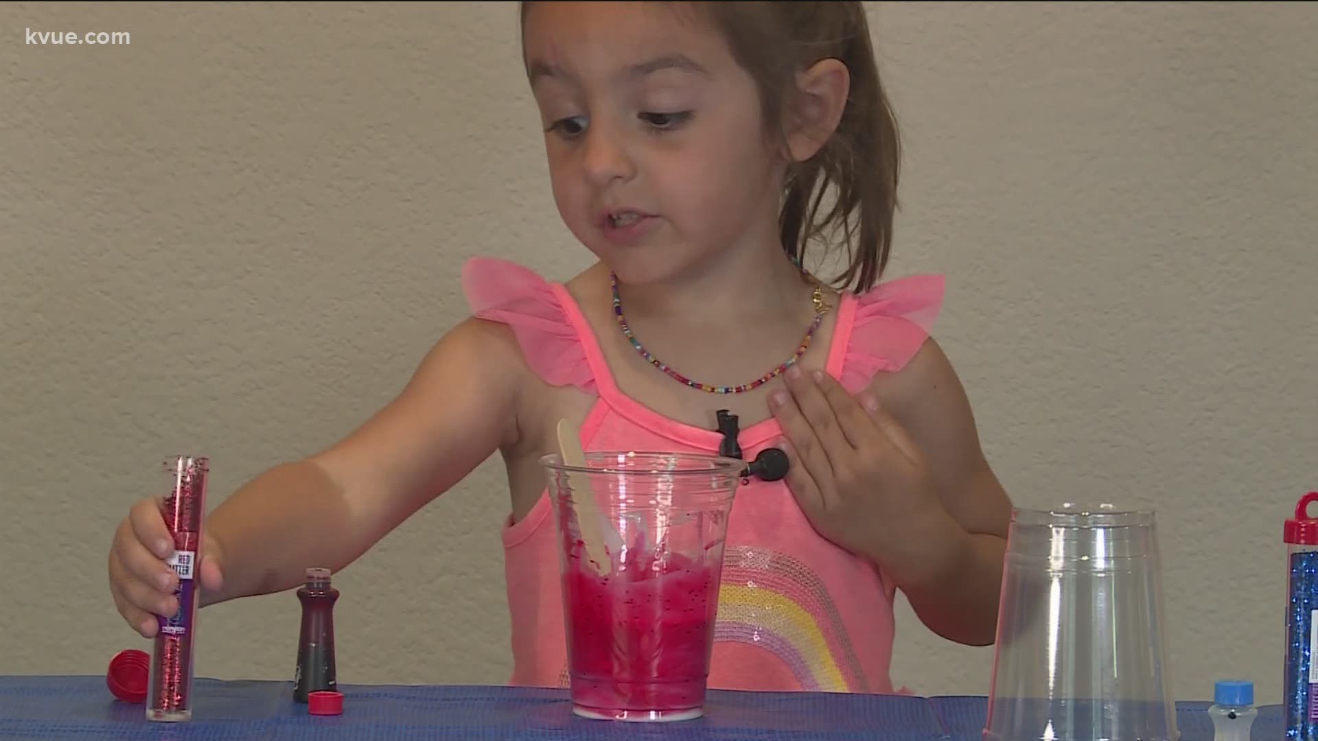 Every Wednesday, Cultural Reporter Brittany Flowers and her daughter walk us through crafts and activities to keep kids busy. This time: making Fourth of July slime.
