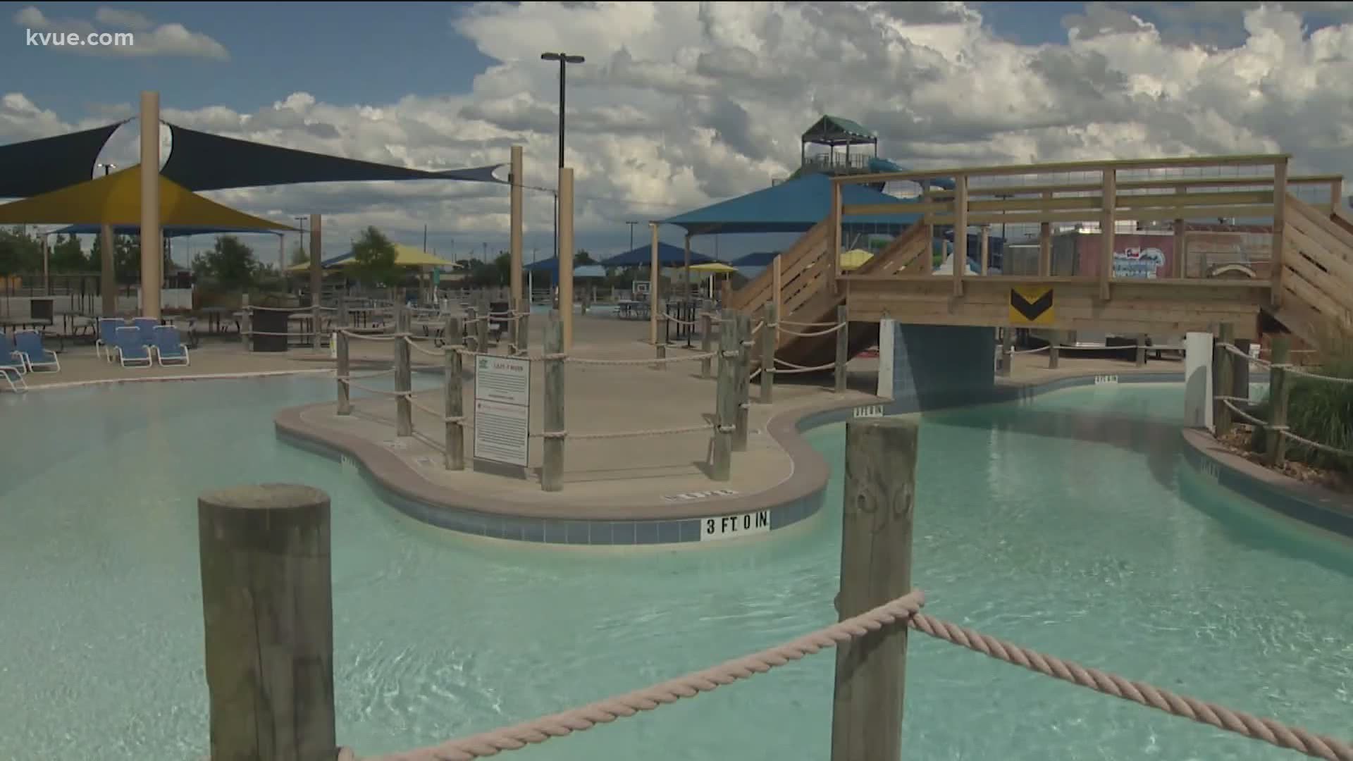 Texas water parks can open at 25% capacity starting Friday.