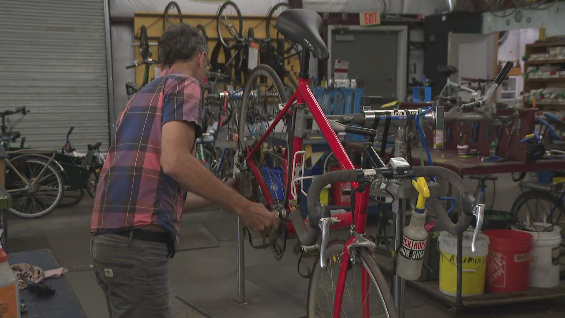 An Austin nonprofit that fixes up bikes and gives them away to people in need was robbed earlier this month.
