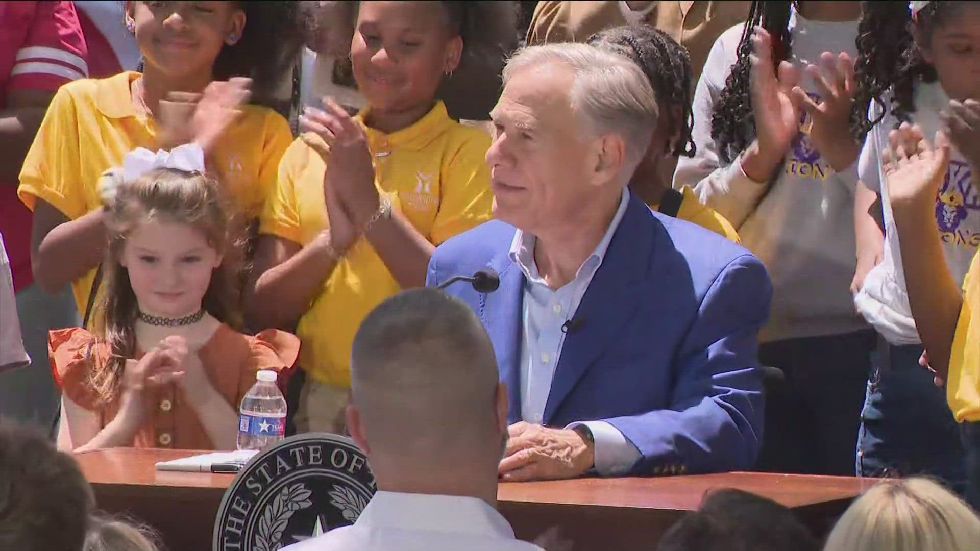 The program will allow Texans to use public taxpayer money to fund private schooling. 