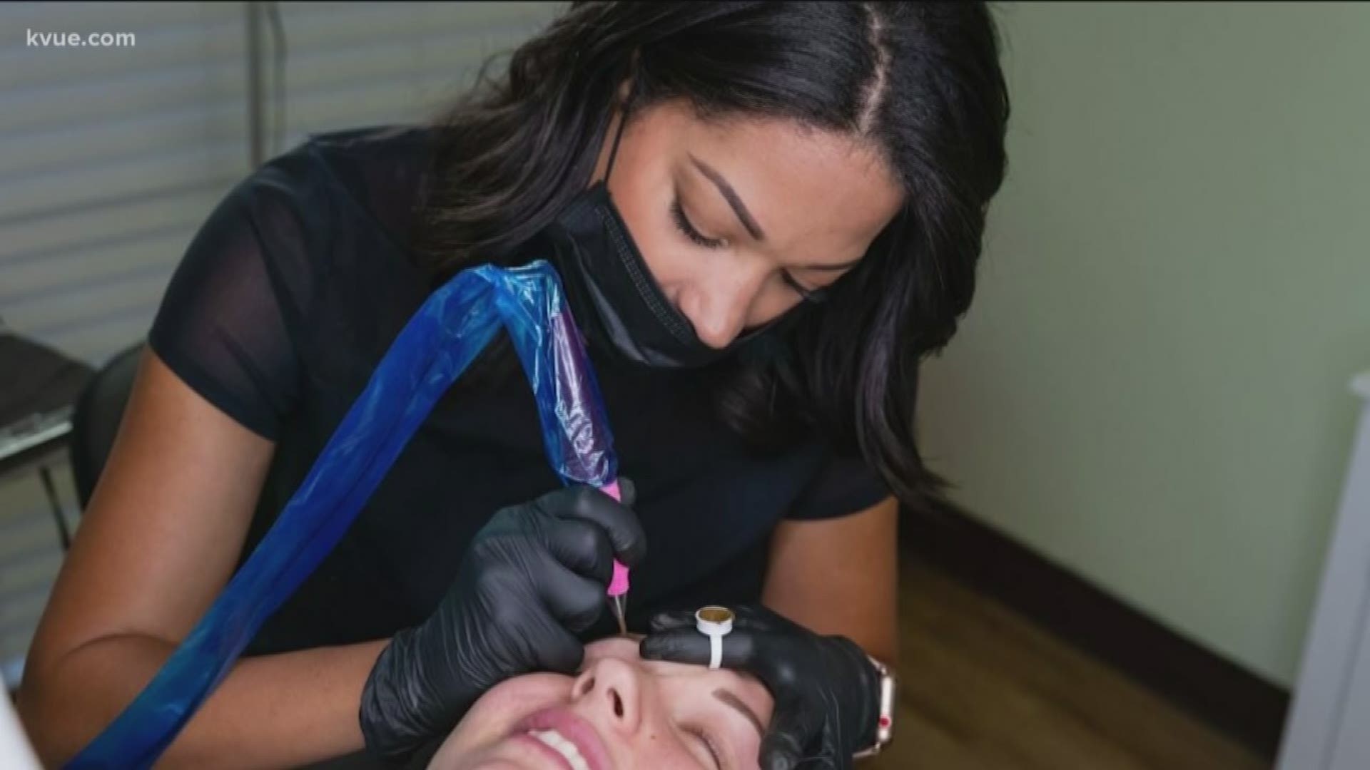 The owner of an Austin eyebrow studio tells KVUE when she can have clients again, she'll be ready.