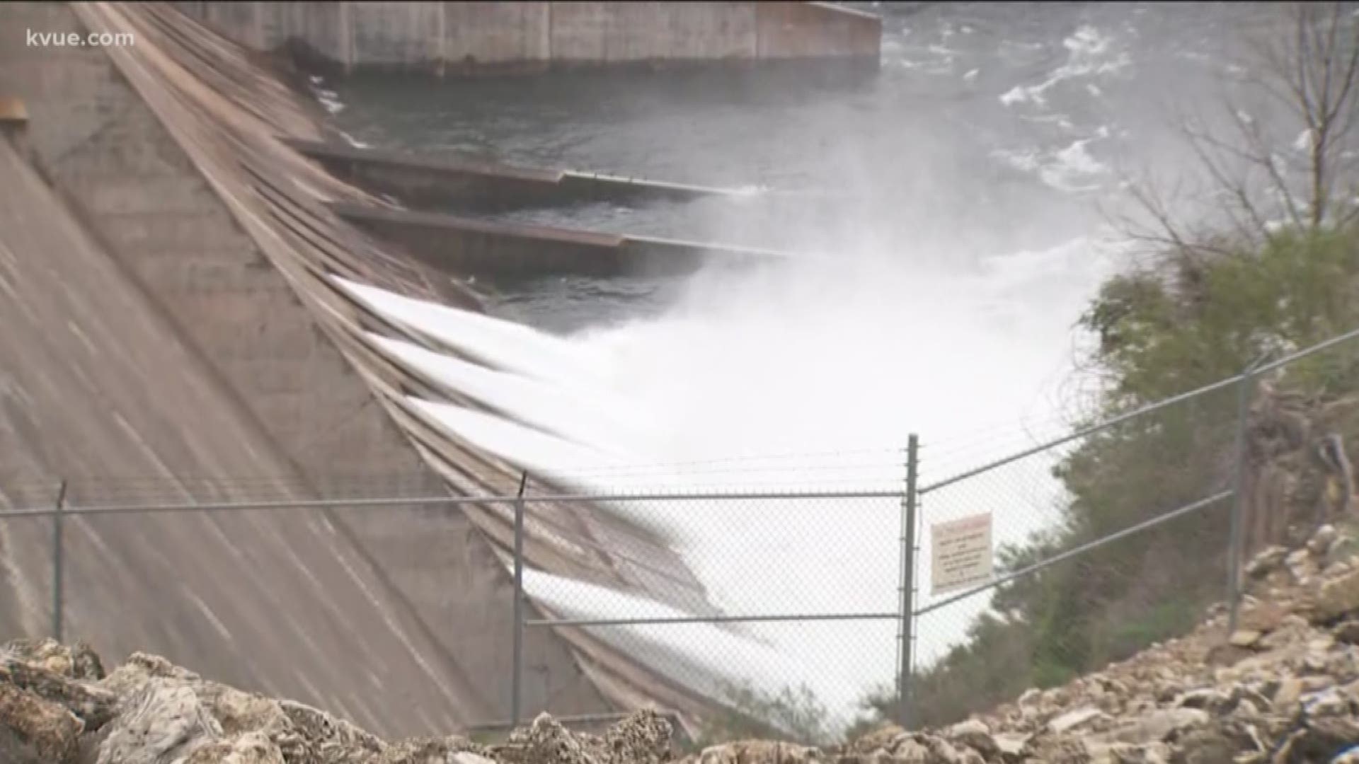 As of 5 p.m., four gates are open at Mansfield Dam sending water toward Lake Austin. By tomorrow, four more could open.