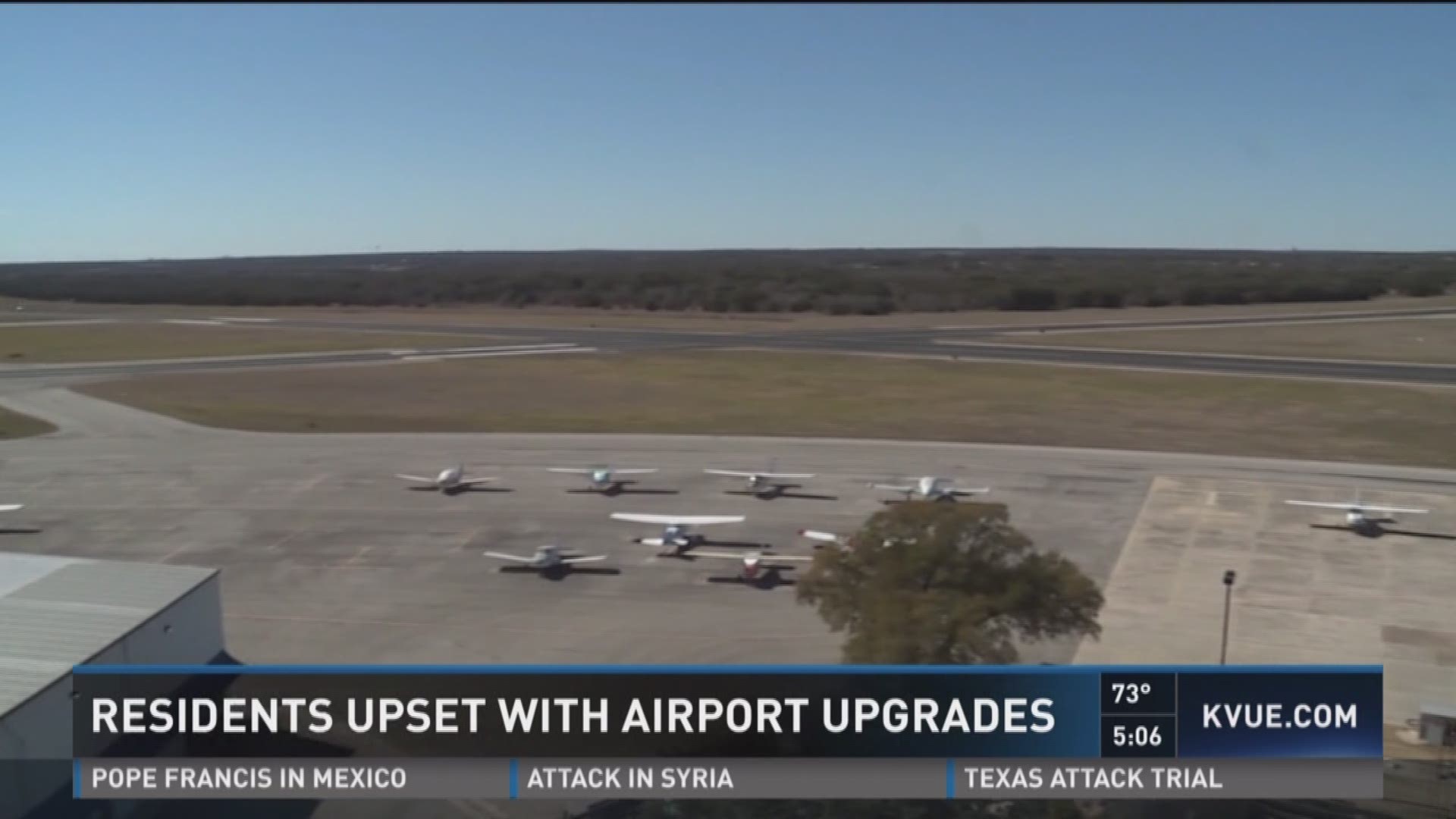 Residents upset with airport upgrades