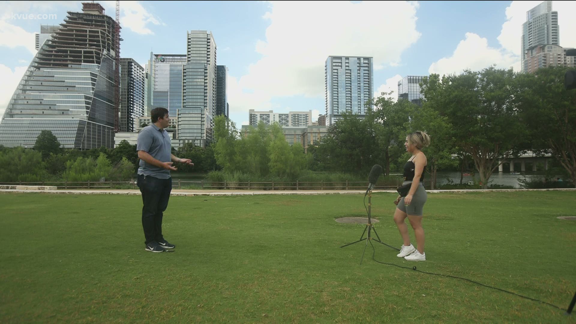 Each week we try to share some good news on KVUE. This week, Hank Cavagnaro went to Auditorium Shores to ask people for their good news.