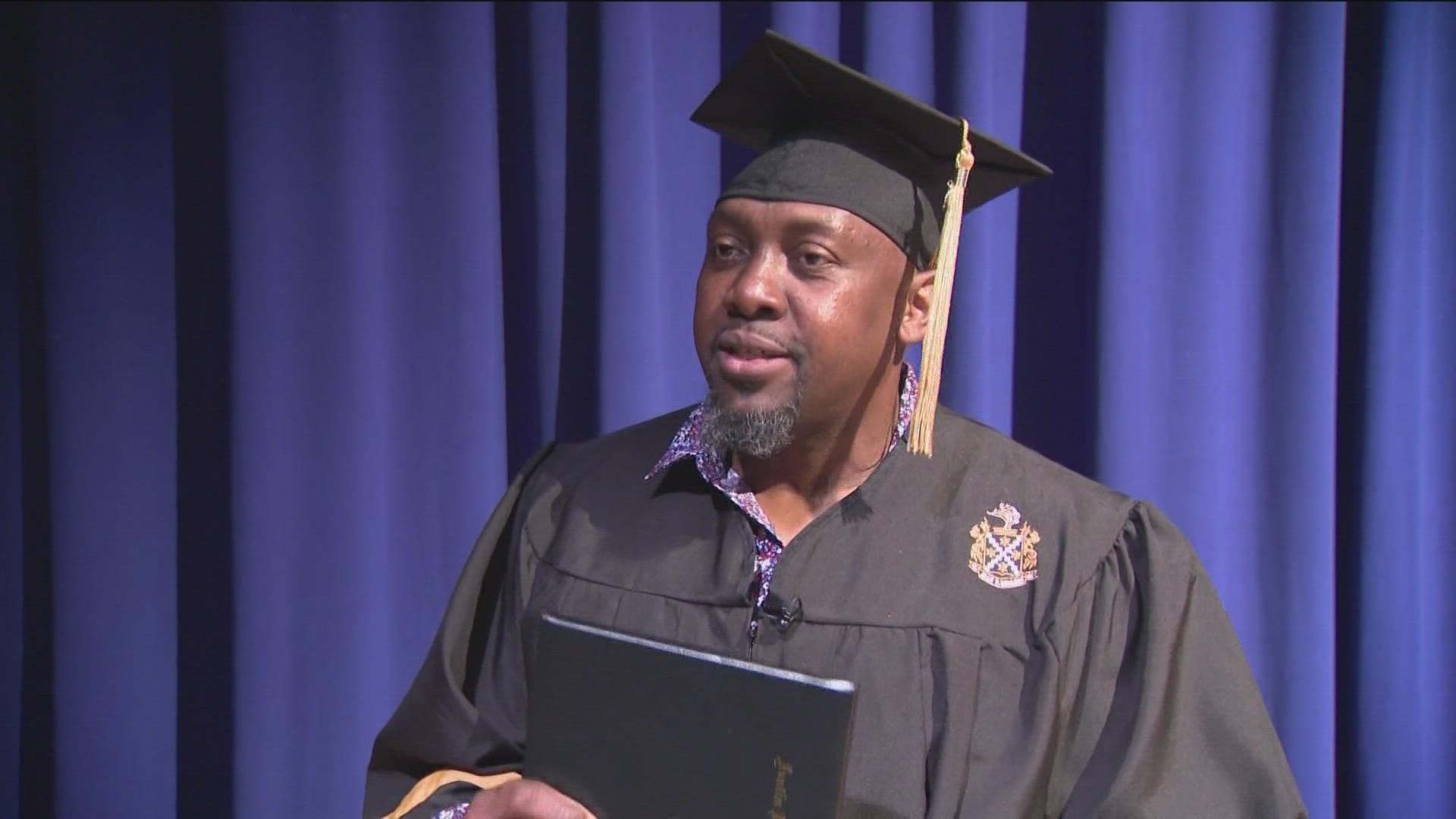 Austin ISD hosted a belated "graduation" ceremony for veterans who went to war instead of finishing high school.