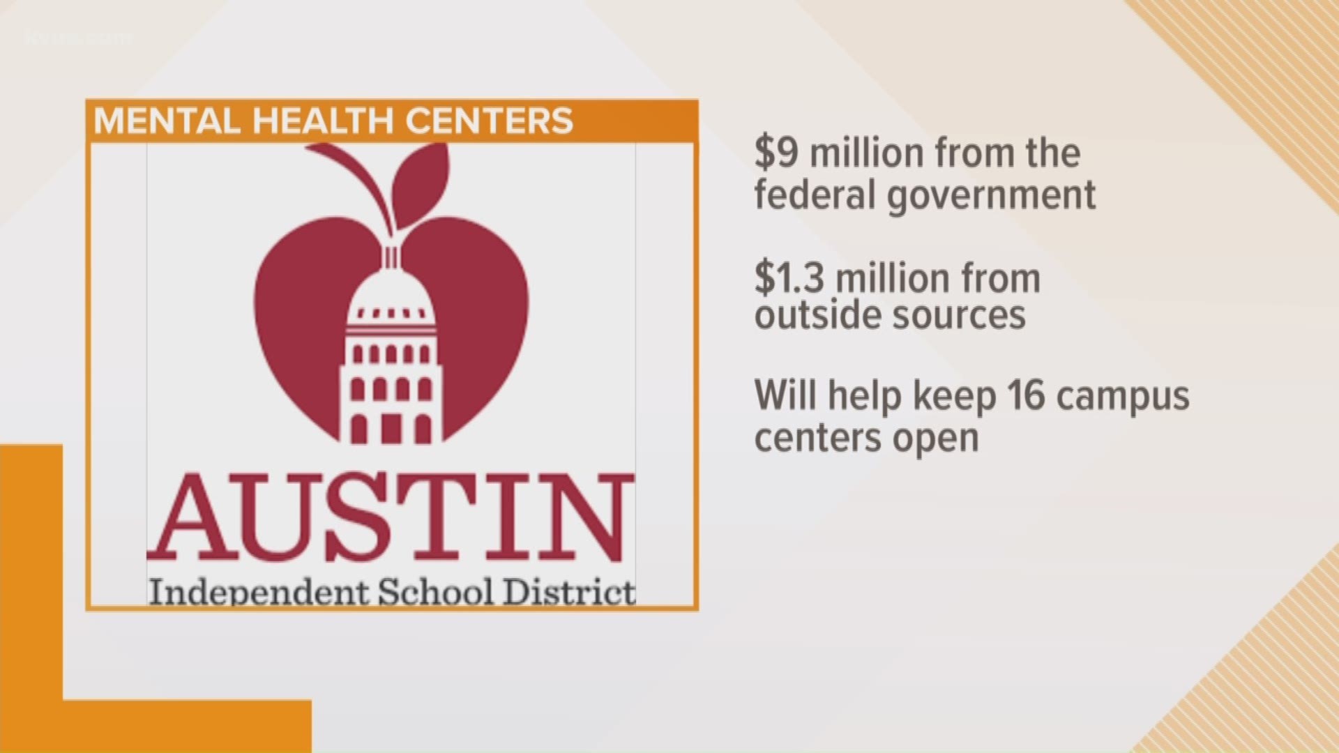 Austin ISD gets $10M for mental health clinics