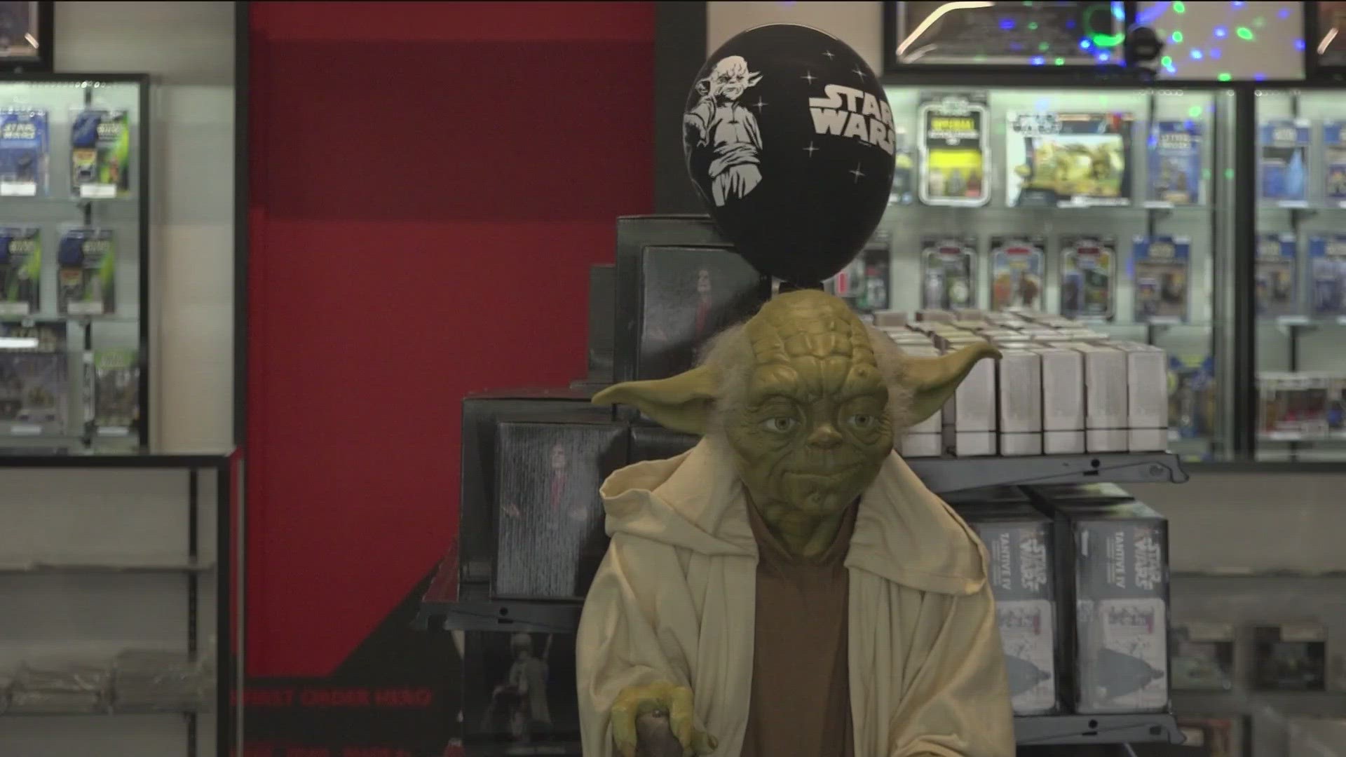 May 4 has unofficially become known as "Star Wars Day." KVUE's Matt Fernandez takes us inside Holocron Toy Store, one of the largest "Star Wars" stores in the U.S..