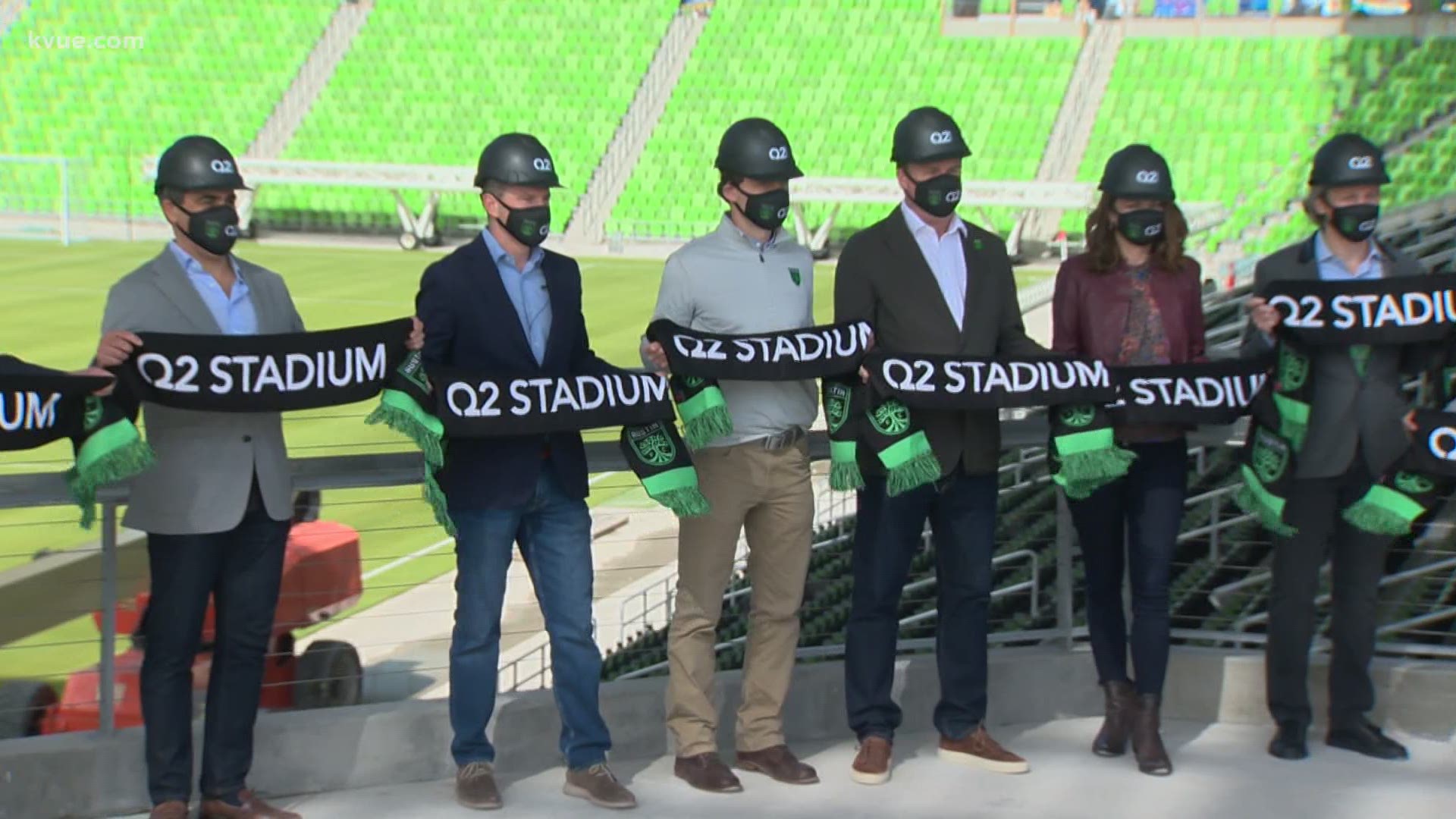 It's official: Austin FC's stadium will be called Q2 Stadium. The stadium's naming rights partner is Q2 Solutions, a digital banking company headquartered in Austin.