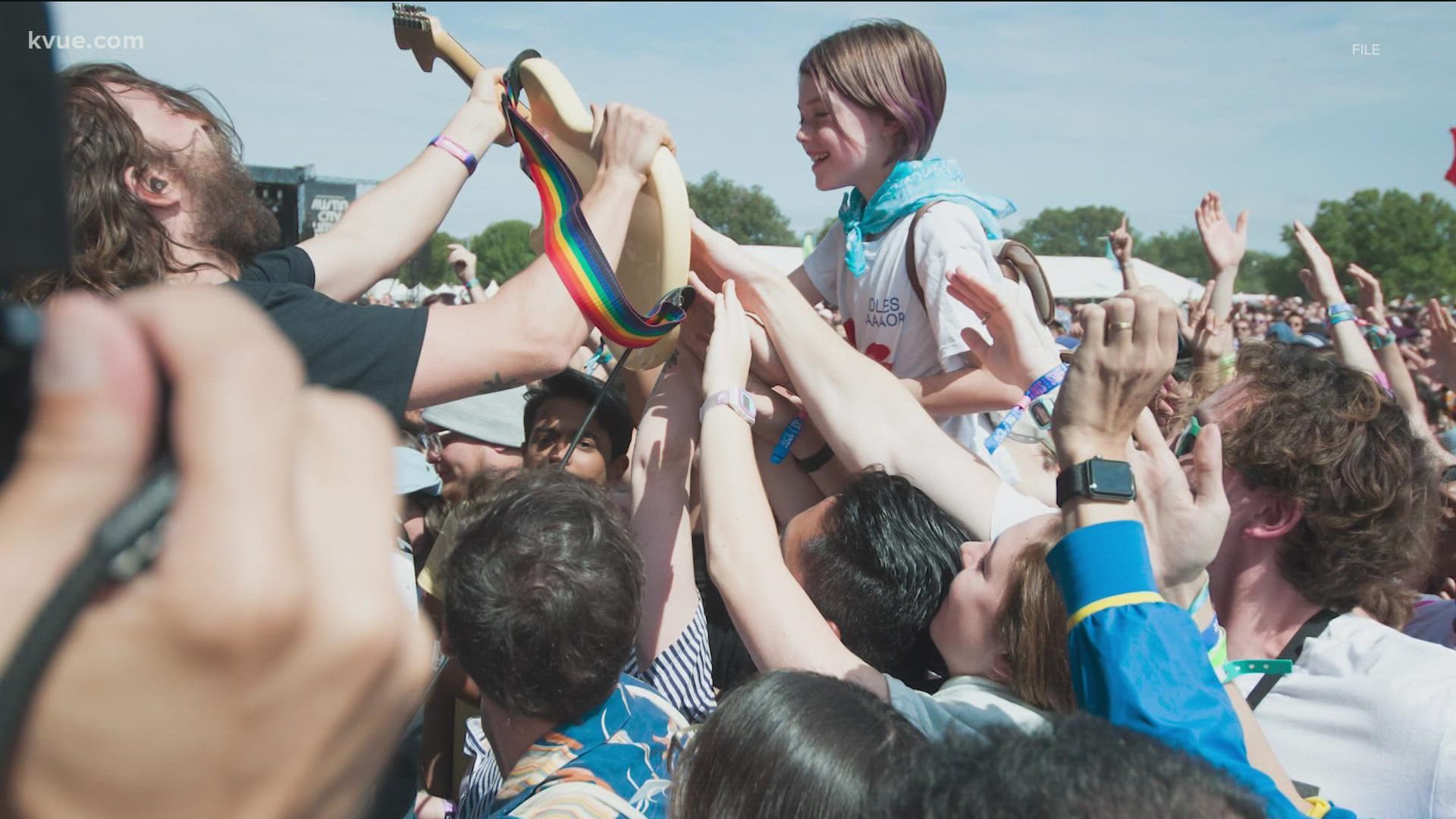 The first weekend of the Austin City Limits Music Festival kicks off Friday. It's the first big festival in Austin in nearly two years.