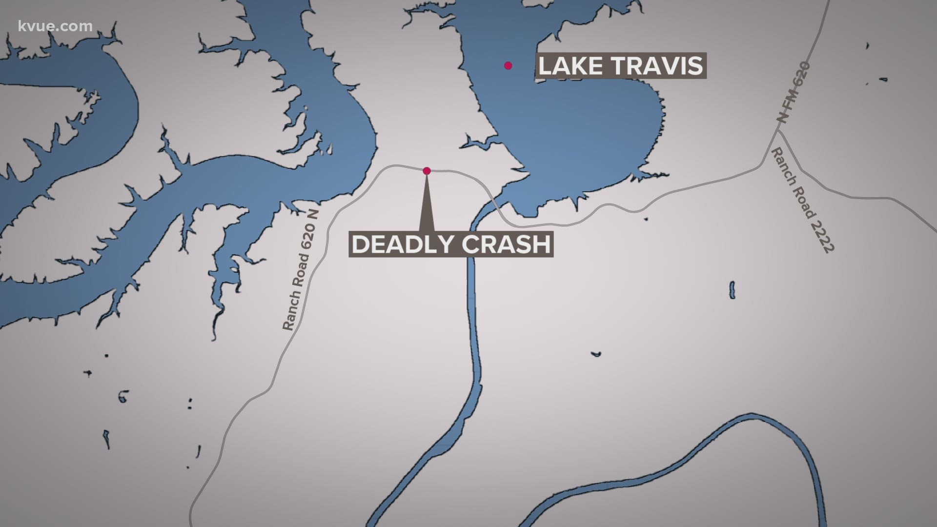 Austin-Travis County EMS said one person has died after a crash on FM 620 near Mansfield Dam.
