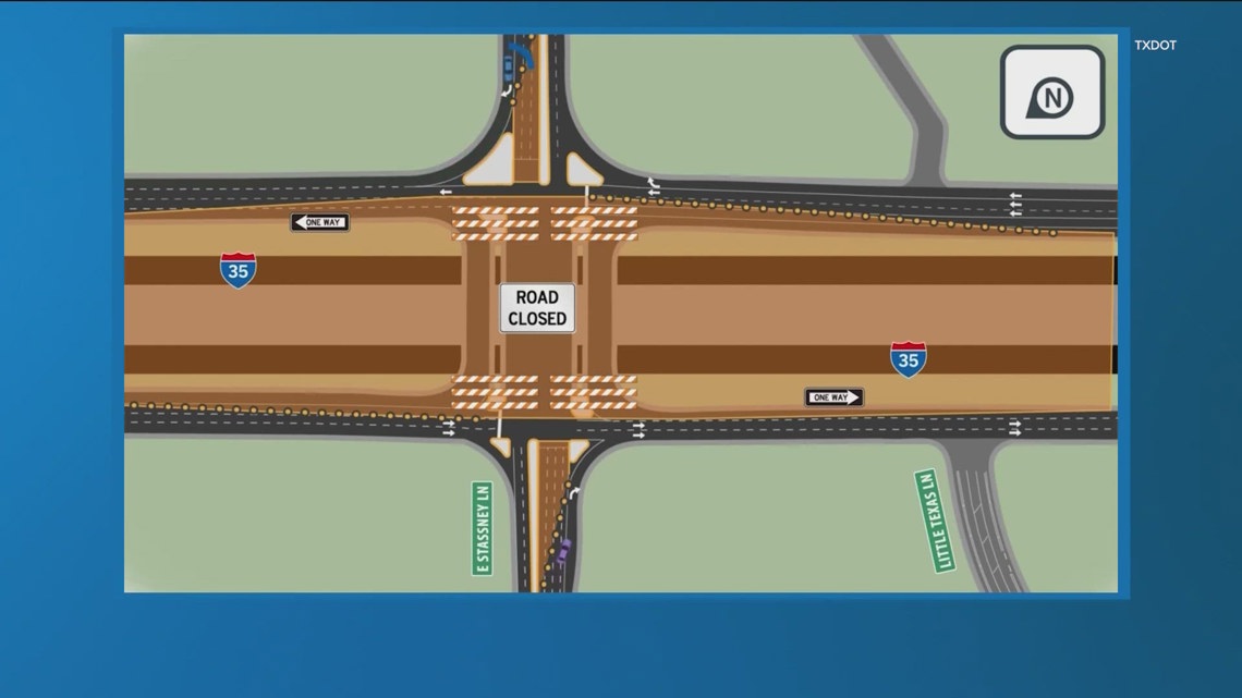 Road closures coming to east I-35/80/235 mixmaster near