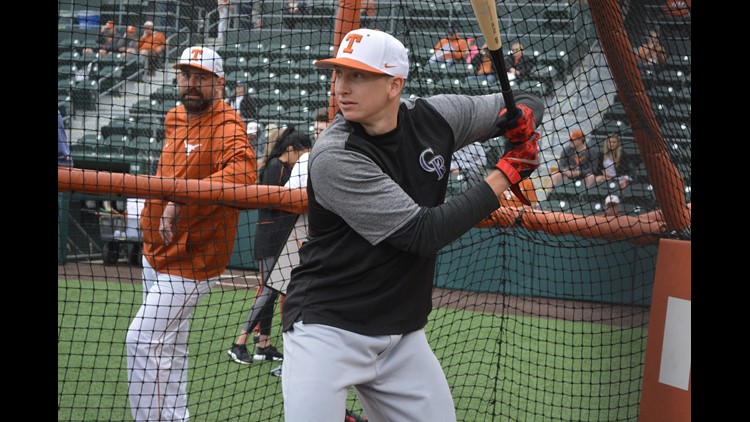 It was a Clemens family reunion at Disch-Falk Field for the UT Alumni Game