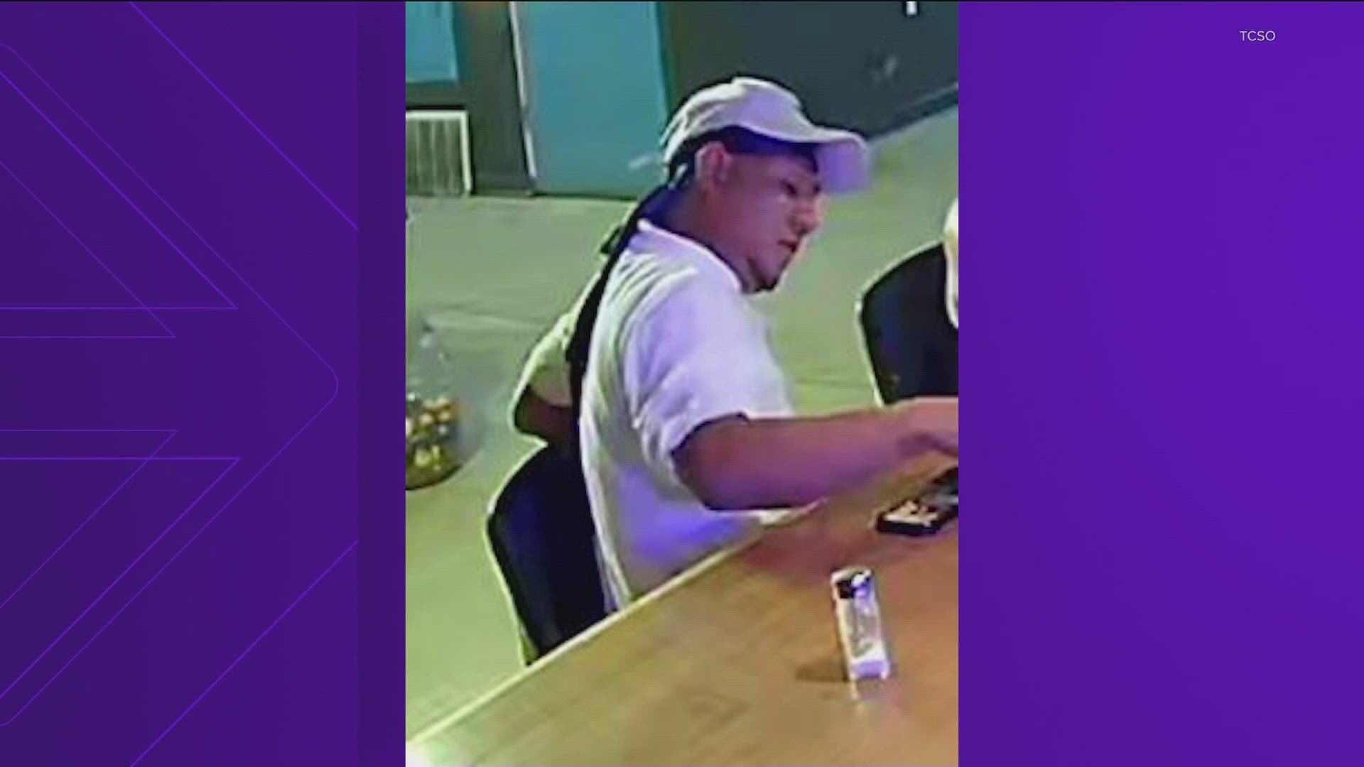 The Travis County Sheriff's Office released photos of the suspect on Saturday.