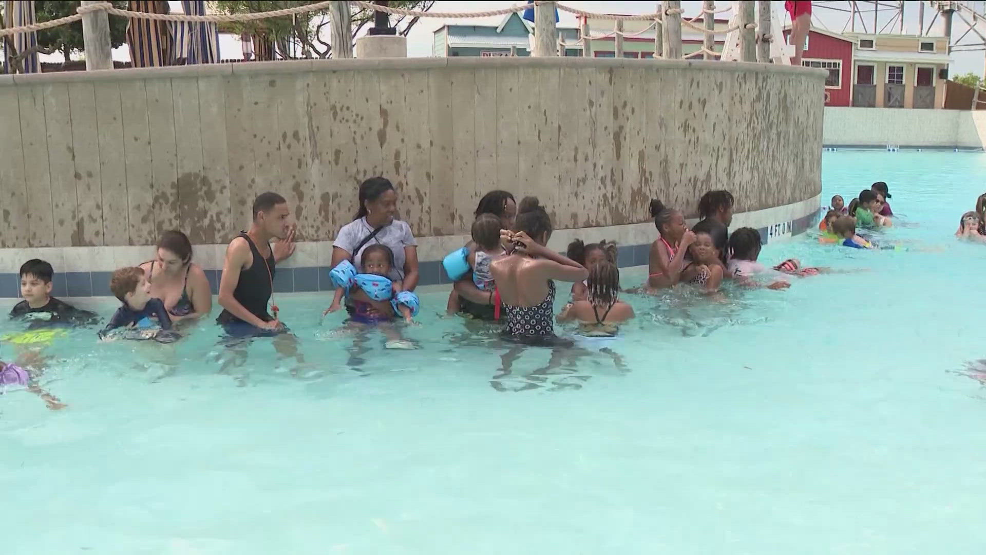The free event is happening at the Pflugerville water park from 9-10 a.m. on Thursday, June 26.