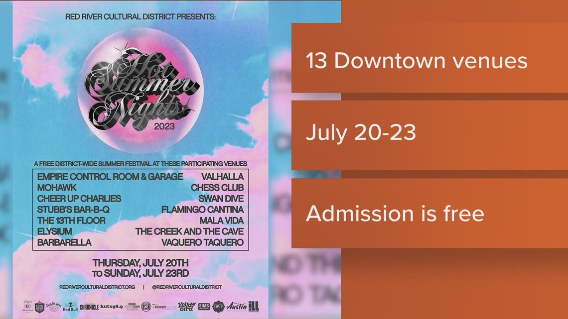 'Hot Summer Nights' music festival returns to Red River Cultural