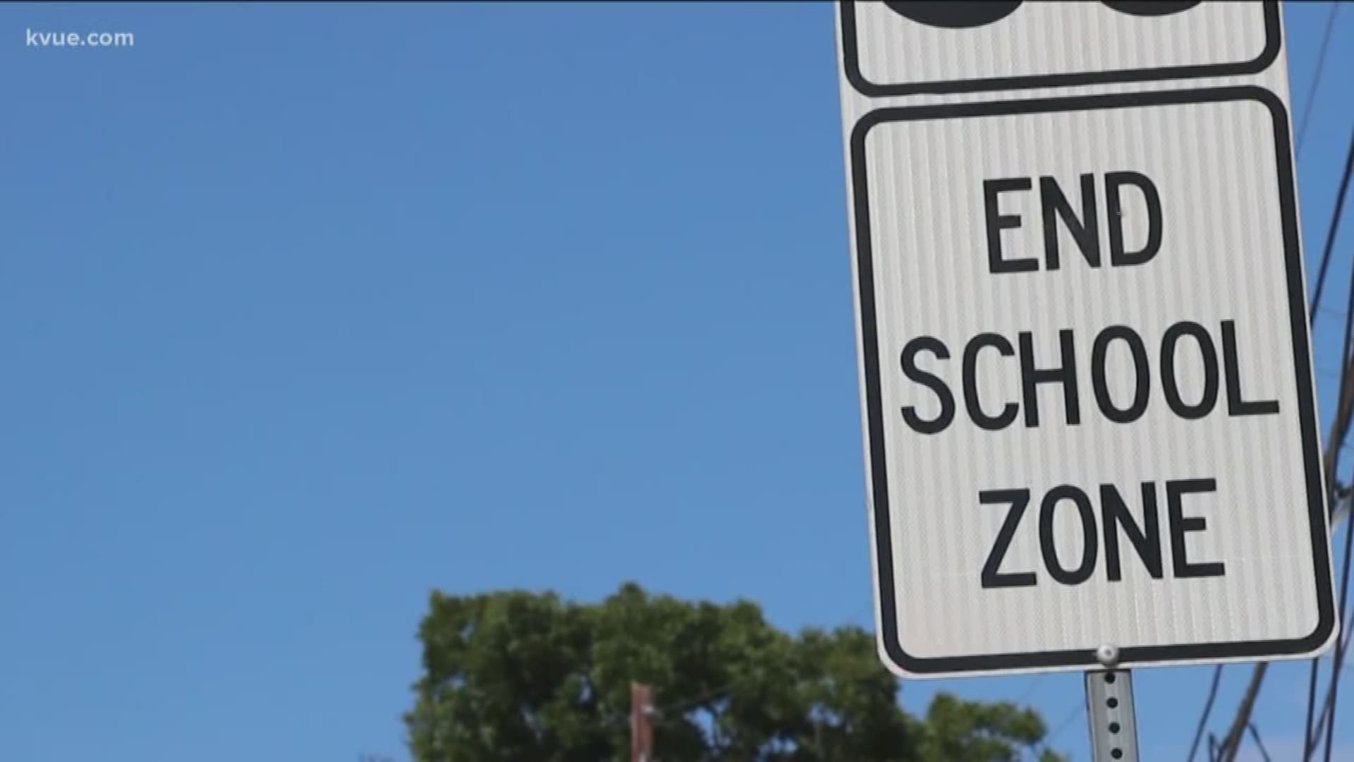 Signs that warn drivers to slow down aren't all the way around a lot of Central Texas schools.