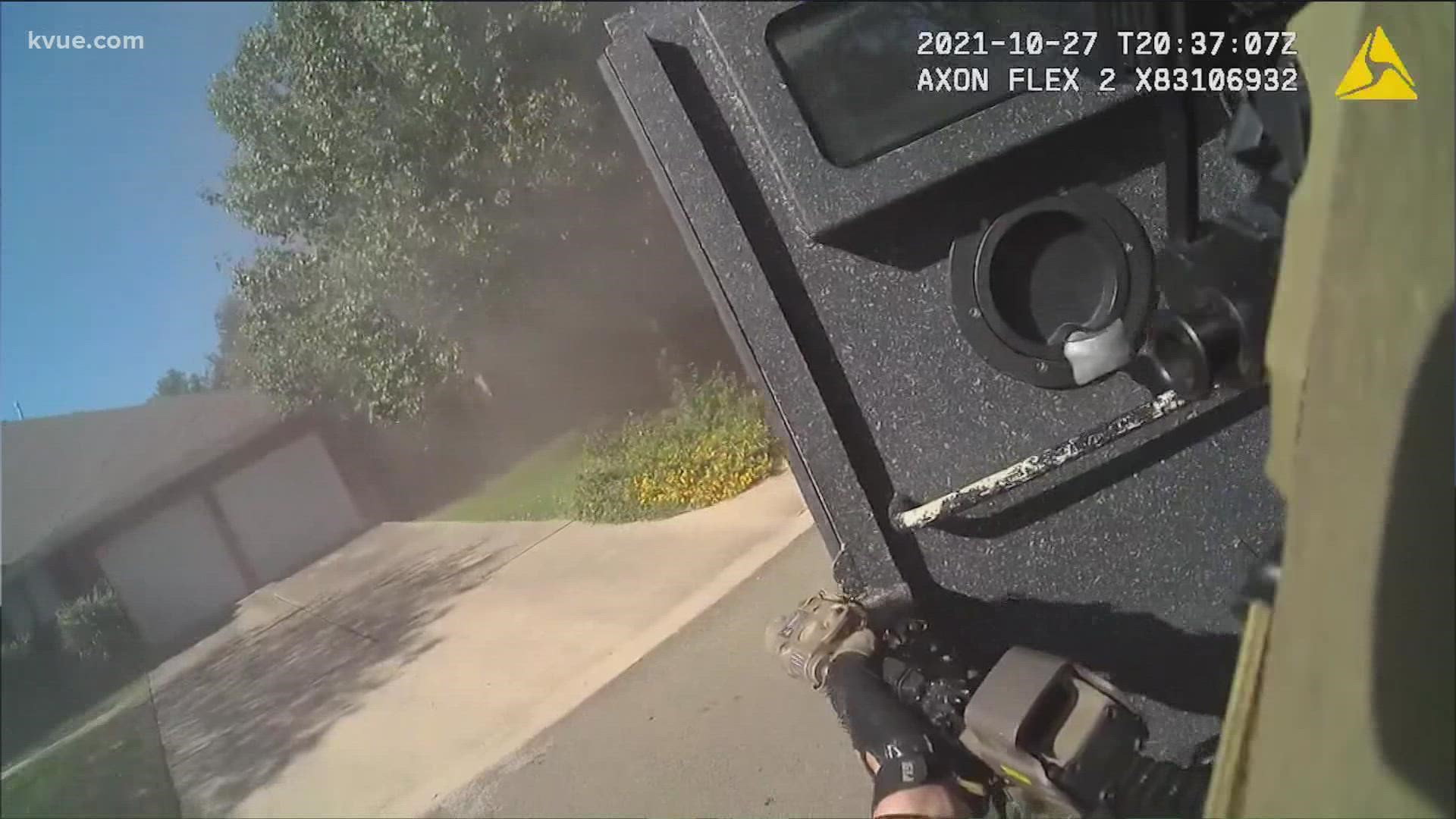New bodycam video has been released of a SWAT call that ended with a house fire and one man dead.