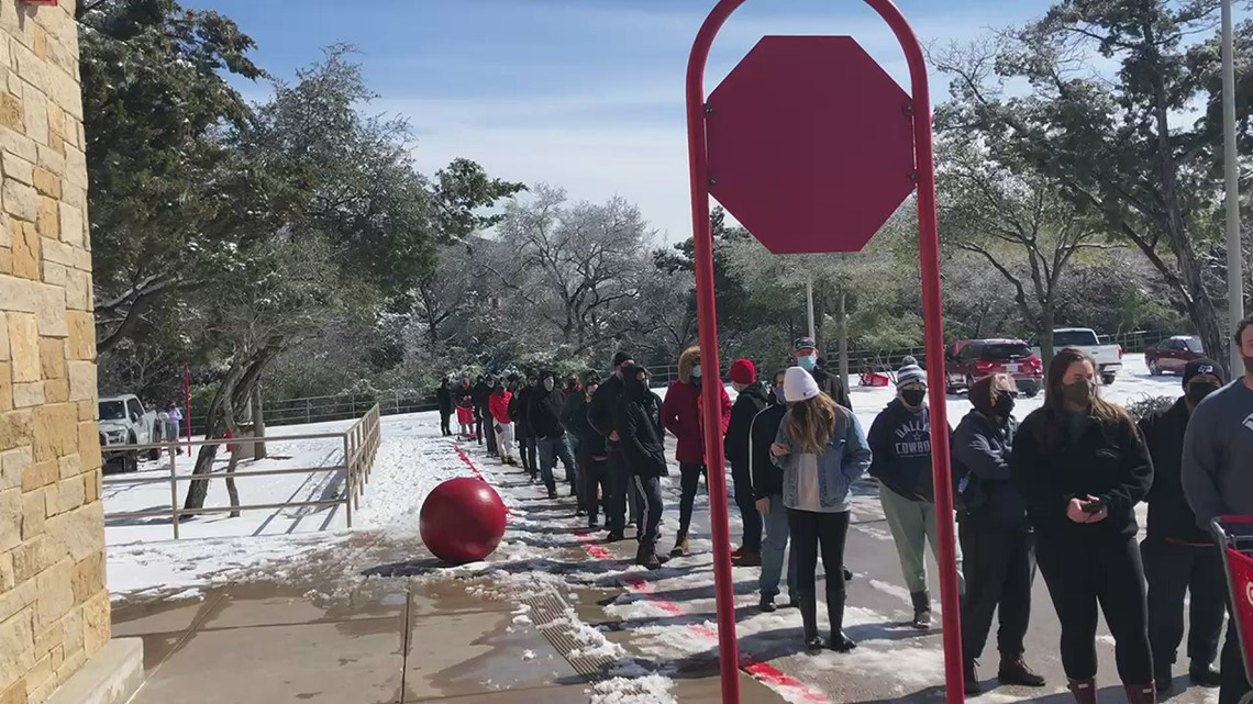 4 Point Target VIDEO: Long line at Four Points Target in Austin | kvue.com