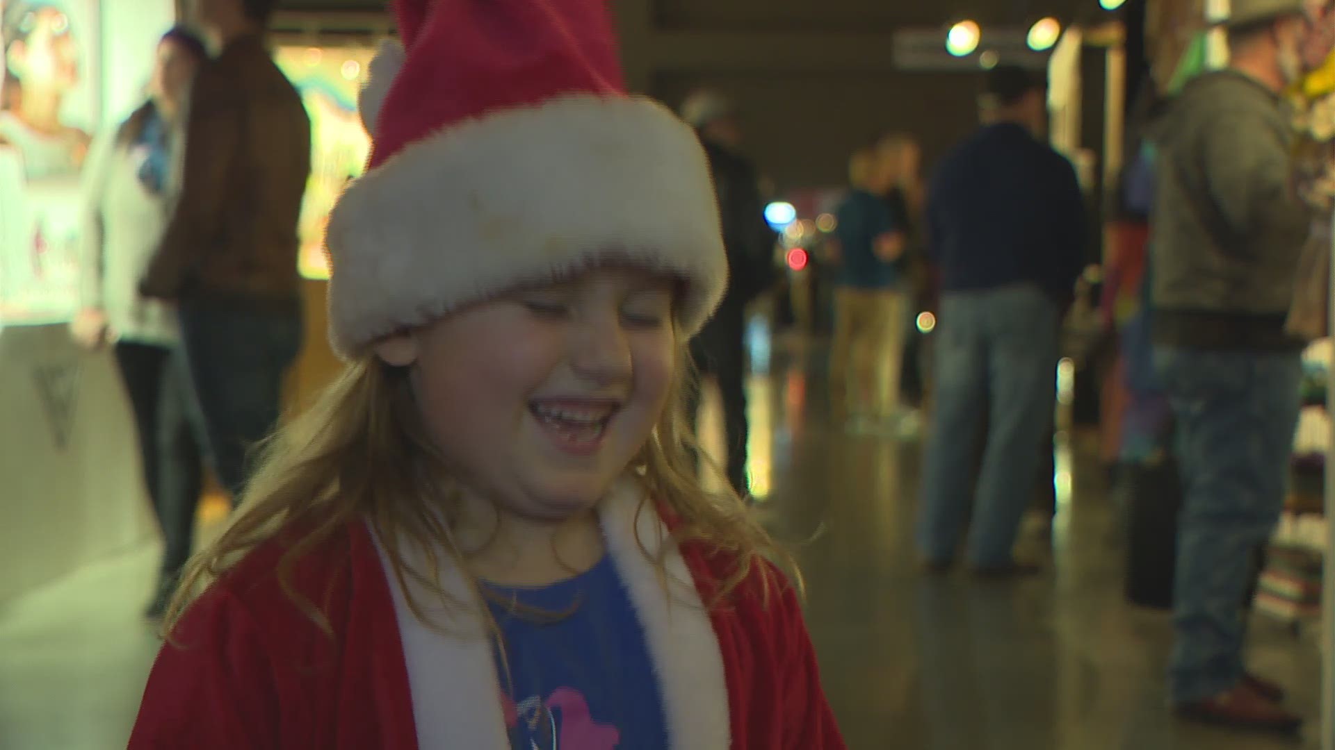 Ariel, who is 6 and a half years old, is excited for Santa to stop by her house this Christmas.
