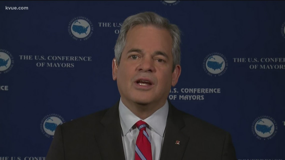 Austin Mayor Steve Adler at the U.S. Conference of Mayors