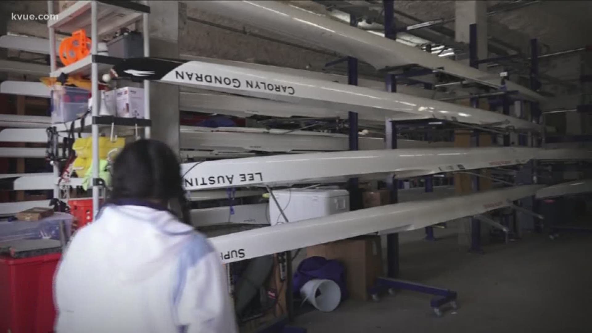 The Austin Rowing Club has something to celebrate. Saturday, they unveiled brand new boats that will replace ones lost in a fire last summer.