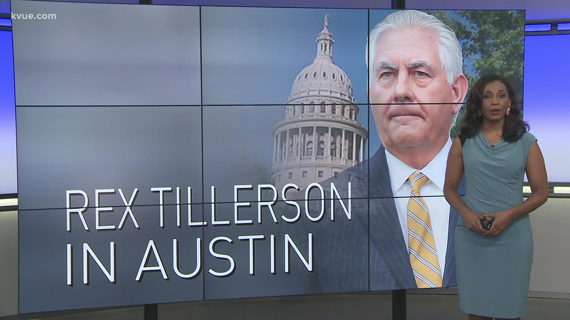 Tillerson speaks at UT on strengthening ties with Latin American