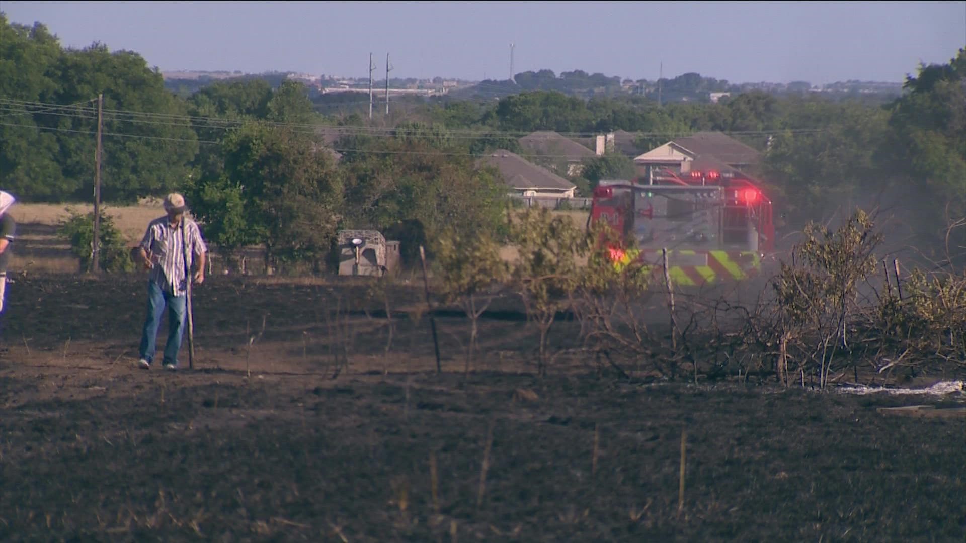 Some residents were asked to evacuate the area but were later allowed to return.