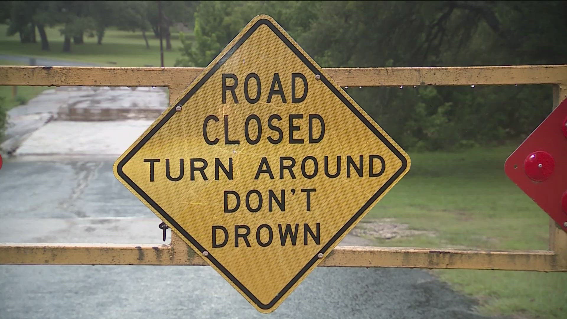 At least 80 low water crossings near Austin were closed as of early Monday morning. 