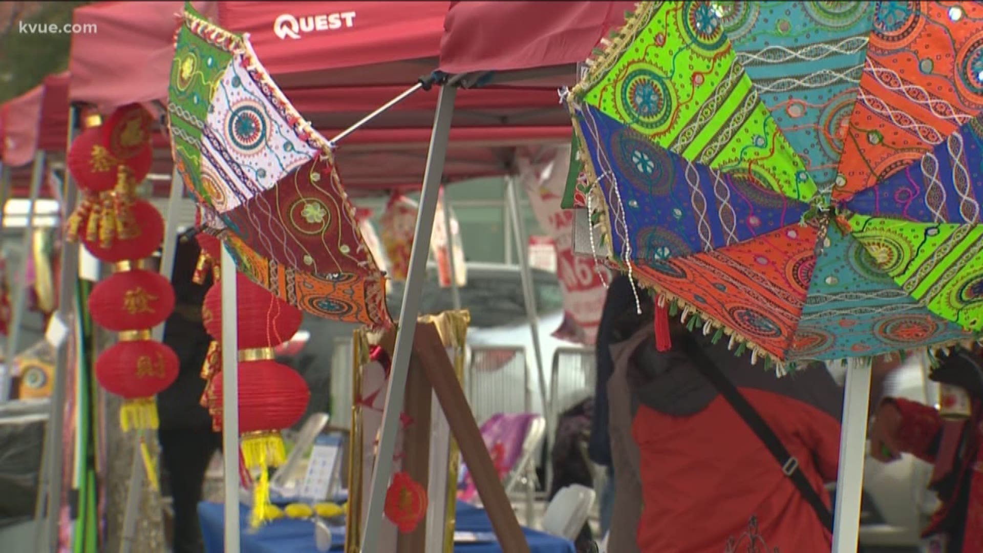 Thousands continued to celebrate the Lunar New Year in North Austin this weekend at the Chinatown Center off of North Lamar. Festivities continued with dragon dances, musical performances and fireworks.