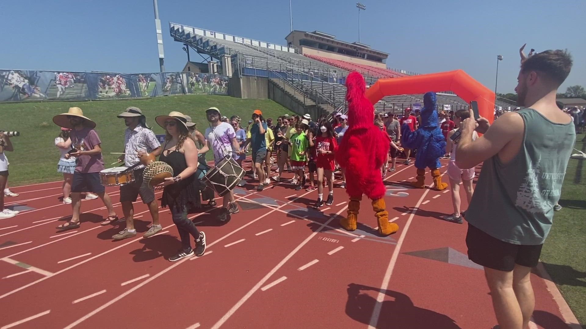 Multiple school districts joined together to raise awareness about the Buddy Walk.