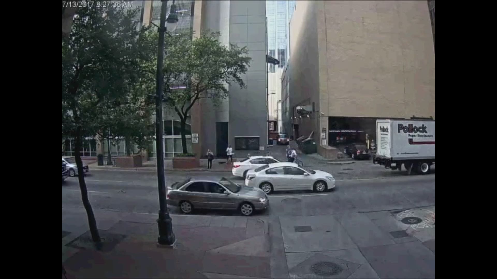 The car plunged seven stories in the 2017 incident.
