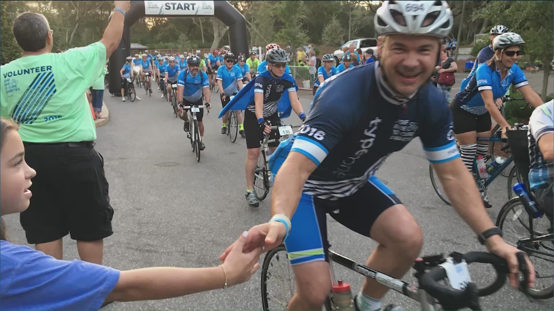 An Austin father is training for the upcoming JDRF Destination Ride for the Cure in New York State, all in hopes to find a cure for other diabetics nationwide.