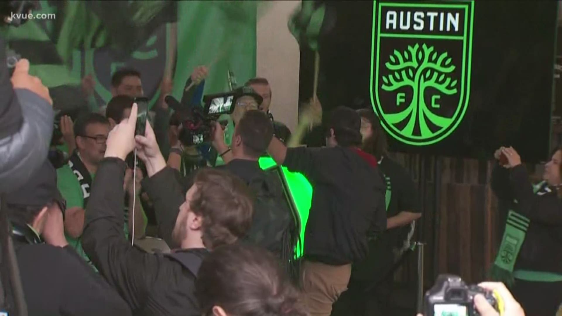 Austin FC will be the 27th team in Major League Soccer. Fans piled into Rustic Tap on Sixth Street on Tuesday to celebrate.