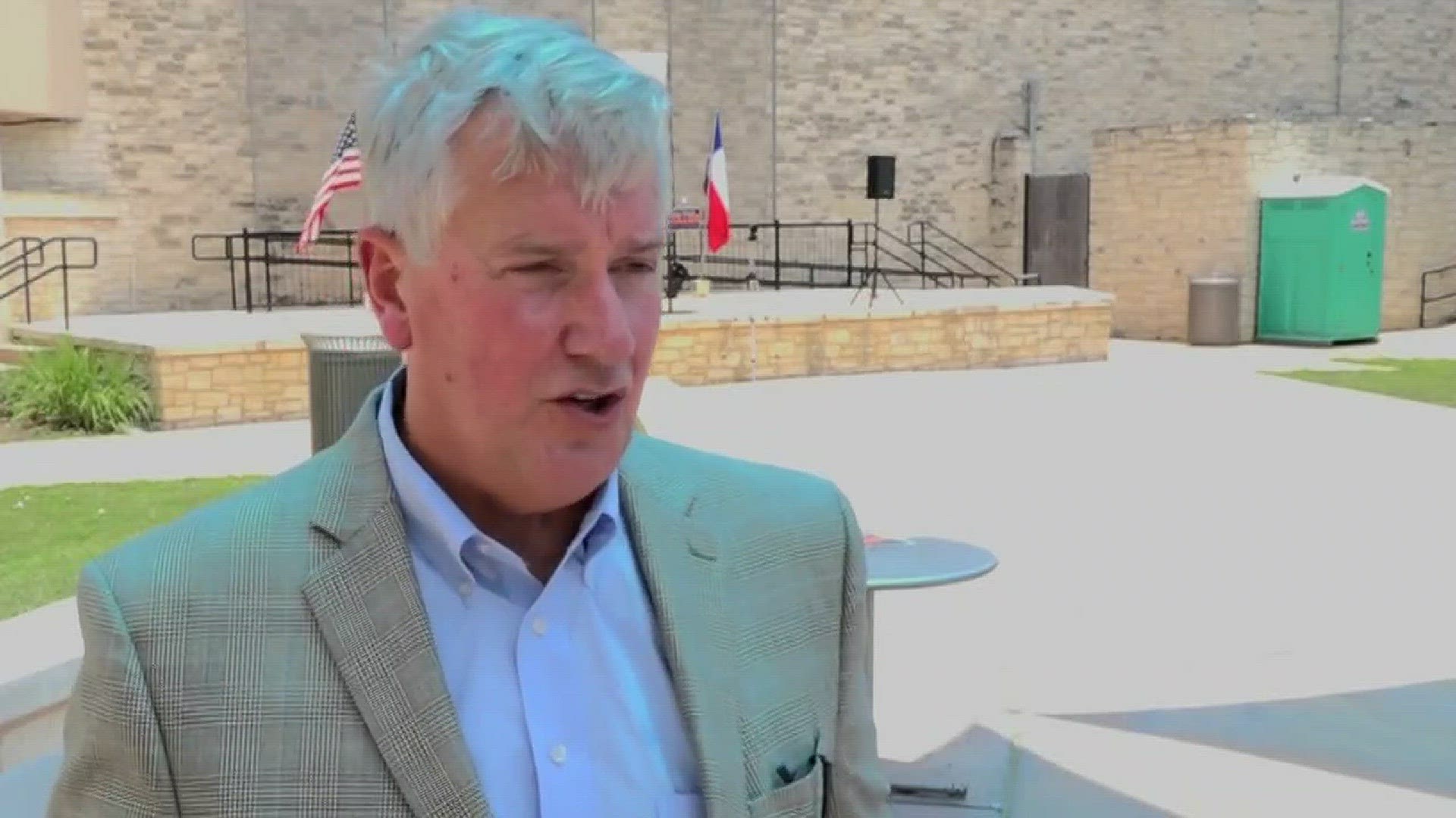 Democrat Mike Collier officially announced his bid for the position in Round Rock Saturday afternoon.