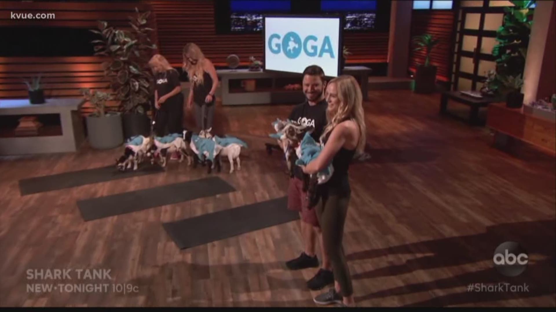 It was an exciting night for Austin yoga studio "Yoga & Goga," which was featured on an episode of ABC's "Shark Tank."